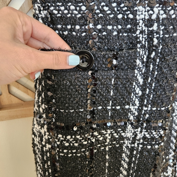 TOCCIN Annie Plaid Tweed Mini Dress NWT - Picture 12 of 14